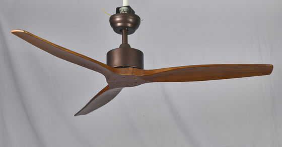 Kapalı Modern Kısılabilir Uzaktan Kumandalı Tavan Vantilatörü Işık DC Motor 3 Kontrplak Bıçak