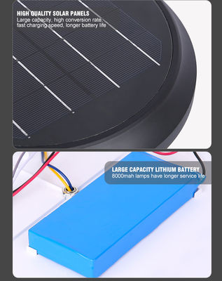 35/65/85CM Paslanmaz Çelik LED Solar Bahçe Işık 6500LM Destek Dimmer