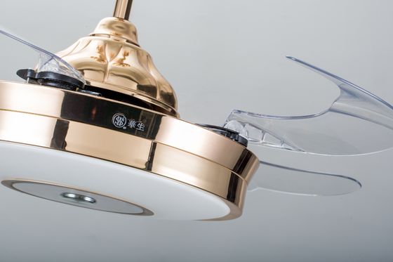 Uzaktan Kumandalı Bladeless 5250lm 70W 42 İnç Geri Çekilebilir Tavan Fanı Işığı
