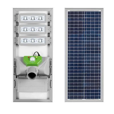 Outdoor 3000 Lümen 18pcs LED Güneş Enerjili Sokak Lambası IP65 Su Geçirmez