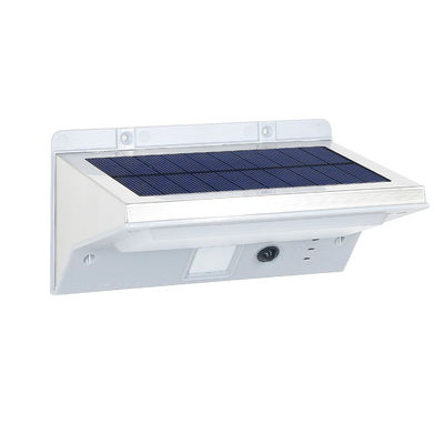 Alüminyum Tabanlı IP65 6000-6500K Dış Mekan LED Güneş Sensörü Duvar Işığı 3.7V