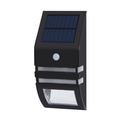 Siyah 120LM LED Güneş Sensörü Duvar Işık açık 8-10Hours Çalışma Süresi