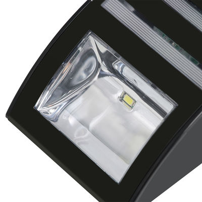 Siyah 120LM LED Güneş Sensörü Duvar Işık açık 8-10Hours Çalışma Süresi