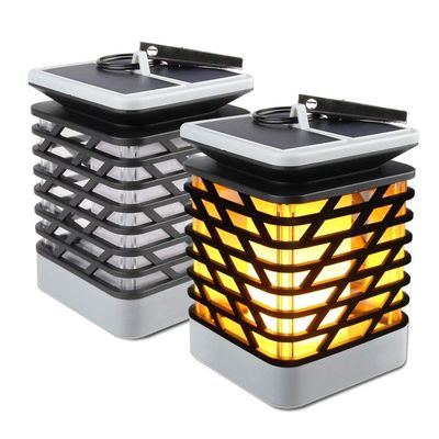 30LM 3500K Solar Led Titreşen Alev Meşalesi Işığı