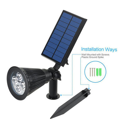 Spike 6pcs LED Solar Bahçe Işık Peyzaj Spotları 200lm Dış Mekan