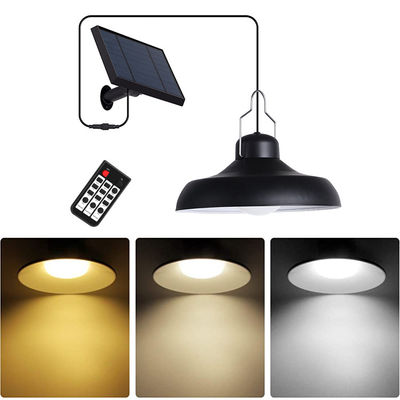 90lm / W 2800-3200K Led Solar Shed Işıklar Kamp için Solar Yard Lamba Kolye