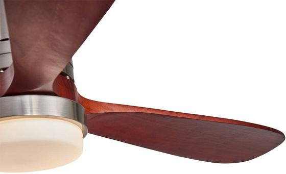 EMC Home Hotel 220v 1320MM Ahşap Tavan Vantilatörü Işık Üç hız Özelleştirilmiş
