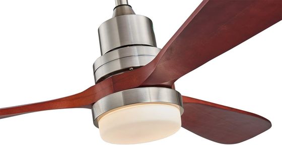 EMC Home Hotel 220v 1320MM Ahşap Tavan Vantilatörü Işık Üç hız Özelleştirilmiş