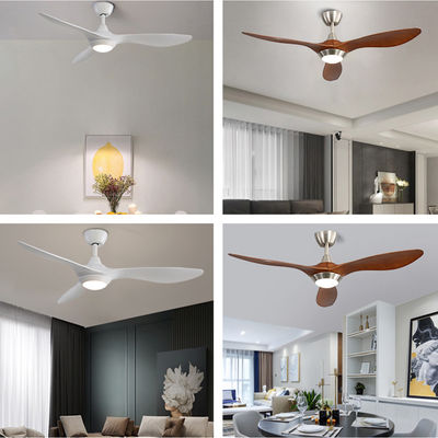 Popüler 52 İnç 90lm / W ABS Bıçaklı Tavan Fanı Işıklı 50000hours