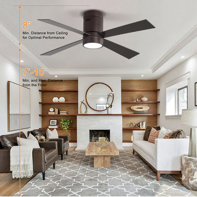 65W 48Inch 4 Metal Bıçaklı Modern Stil Tavan Vantilatörü