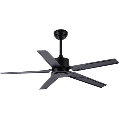 Loft Tarzı 52 İnç 110VAC Metal Bıçak Kaide Tavan Fanı Zaman Ayarı RF Uzaktan Kumanda
