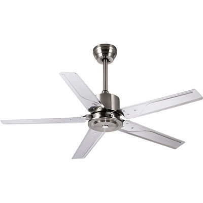 Loft Tarzı 52 İnç 110VAC Metal Bıçak Kaide Tavan Fanı Zaman Ayarı RF Uzaktan Kumanda