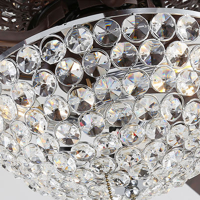 Süper Parlak beş Bıçaklı 2000 Lümen Metal Bıçaklı Tavan Fanı Mutfak 65Watt için
