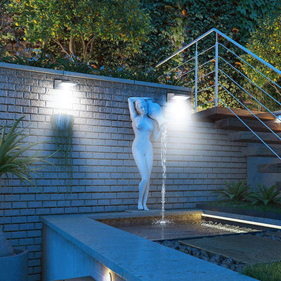 Bahçe için su geçirmez 200LM 21 adet LED Güneş Sensörü Duvar Işıkları