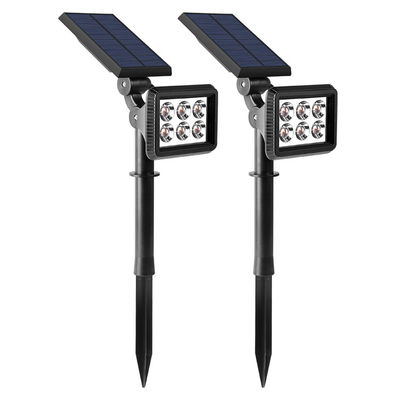 IP65 3.7V 2200MAH LED Güneş Peyzaj Işığı 300 lümen güneş yolu ışıkları